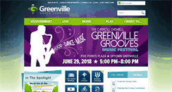 Desktop Screenshot of greenvillenc.gov